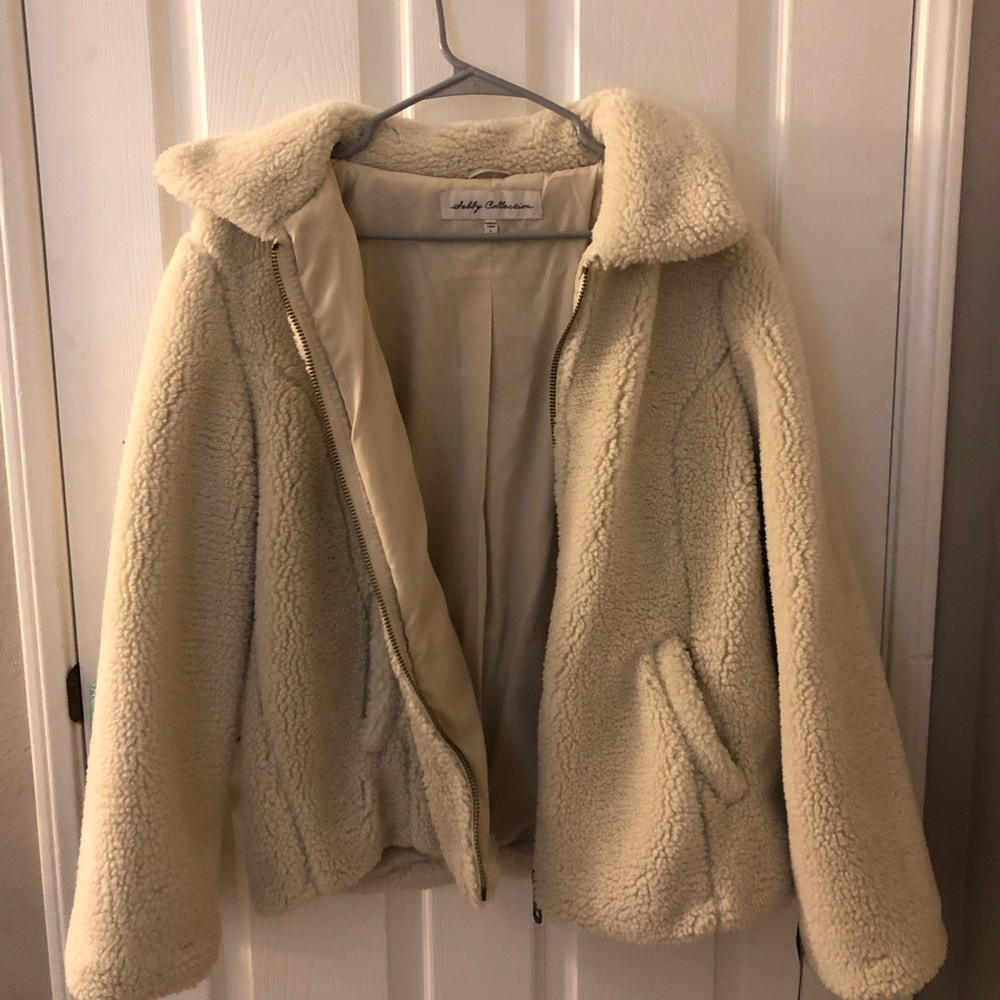 KOHL’S TEDDY BEAR JACKET (L) BRAND NEW